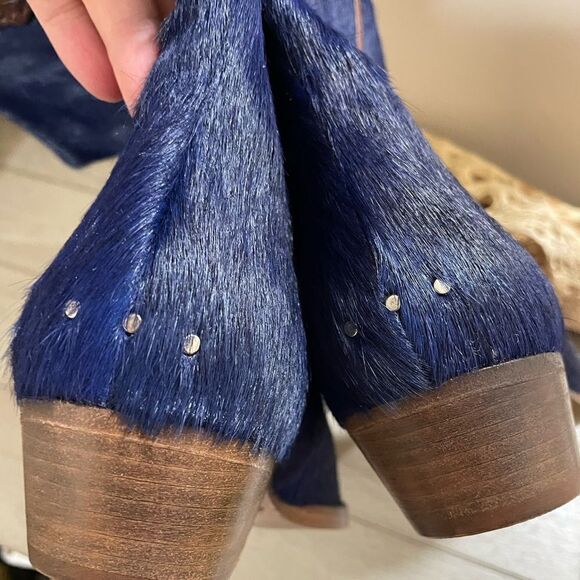 New Free People We the Free
Montage Hair Tall Boot Azul Marino size 38 US 8 - Picture 9 of 11